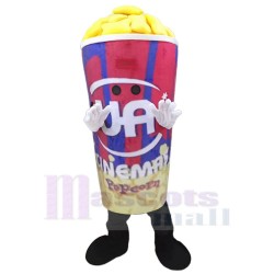 Tasty Popcorn Mascot Costume Cartoon