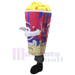 Palomitas de maíz sabrosas Disfraz de mascota Dibujos animados