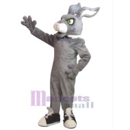 Conejo gris feroz Disfraz de mascota Animal