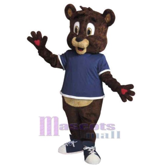 Netter Grizzlybär Maskottchen-Kostüm Tier