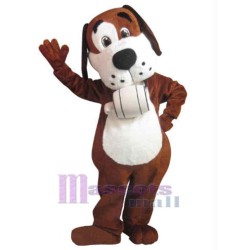 Smart Brown Dog Mascot Costume Animal
