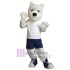 White Puppy Dog Mascot Costume Animal