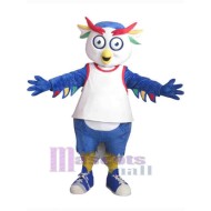 Hibou coloré Mascotte Costume Animal