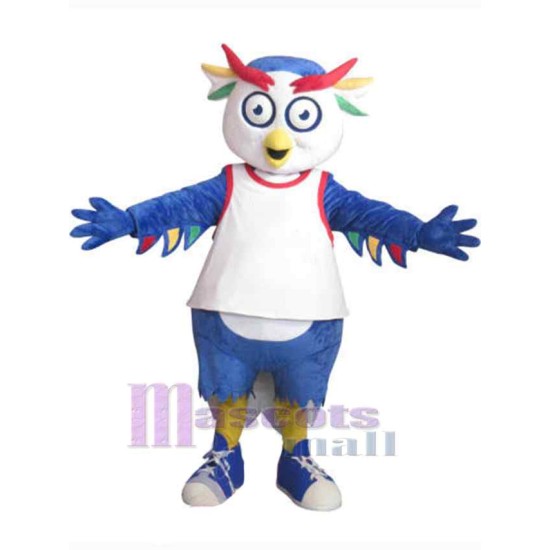Colorful Owl Mascot Costume Animal