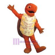 Orange Turtle Mascot Costume Animal