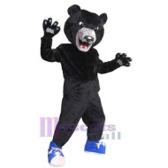 Wilder Schwarzbär Maskottchen-Kostüm Tier