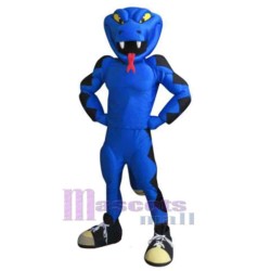 Blue Rattler Mascot Costume Animal