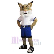 School Lynx Mascot Costume Animal