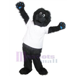 Black Newfoundland Dog Mascot Costume Animal