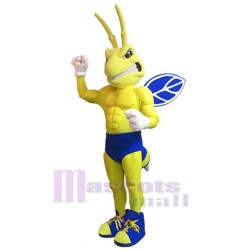 Abeja amarilla fuerte Disfraz de mascota Insecto
