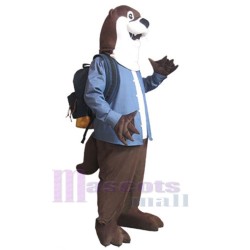 Adult Otter Mascot Costume Animal