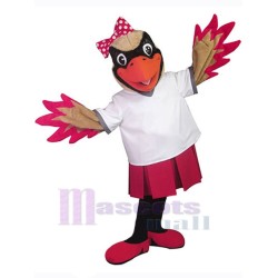 Weiblicher Kardinalvogel Maskottchen-Kostüm Tier