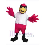Male Cardinal Bird Mascot Costume Animal