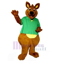 Kangourou heureux Mascotte Costume Animal