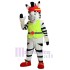 Schönes Zebra Maskottchen-Kostüm Tier