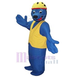 Blue Seal Mascot Costume Animal