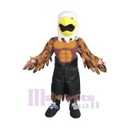 Lebensechter Brauner Adler Maskottchen-Kostüm Tier
