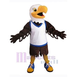 Dark Brown Eagle Mascot Costume Animal