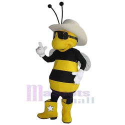 Coole Biene Maskottchen-Kostüm Insekt