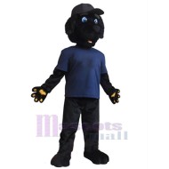 Schwarzer Hund Maskottchen-Kostüm Tier