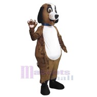 Netter brauner Hund Maskottchen-Kostüm Tier