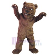 School Brown Bear Mascot Costume Animal