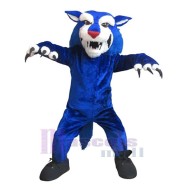 Loup bleu féroce Mascotte Costume Animal