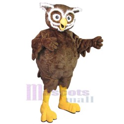 Brown Owl Adult Mascot Costume Animal