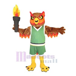 Brave Owl Mascot Costume Animal