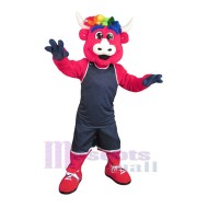 School Bull Mascot Costume Animal