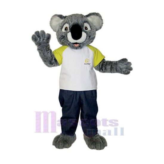 Glücklich Koala Maskottchen-Kostüm Tier