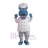 Chef Hippo Mascot Costume Animal