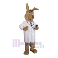 Arzt Kaninchen Maskottchen-Kostüm Tier