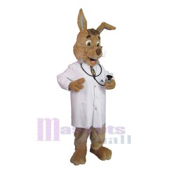 Médecin Lapin Mascotte Costume Animal