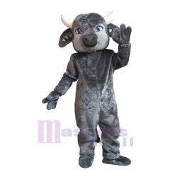 Bull with Green Eyes Mascot Costume Animal