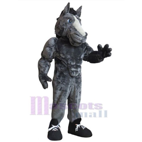 Muscle Cheval Mascotte Costume Animal