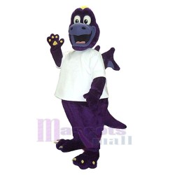 Purple Dragon Mascot Costume Animal