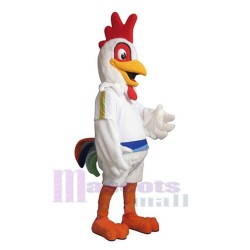 Slim Rooster Mascot Costume Animal
