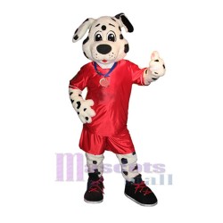 Sporty Dalmatian Dog Mascot Costume Animal