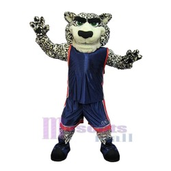 Sportlicher Jaguar Maskottchen-Kostüm Tier