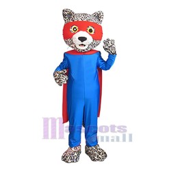Superhero Jaguar Mascot Costume Animal
