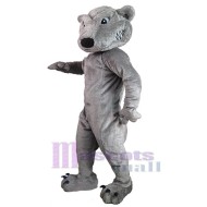 Loup gris intelligent Mascotte Costume Animal