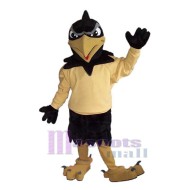 Black Falcon Mascot Costume Animal