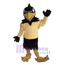 Black Falcon Mascot Costume Animal
