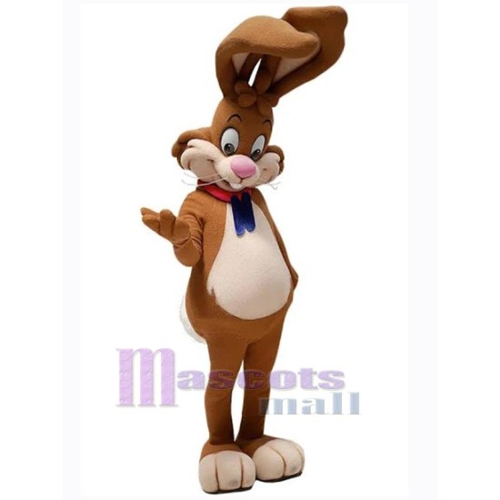 Cartoon Brown Bunny Mascot Costume