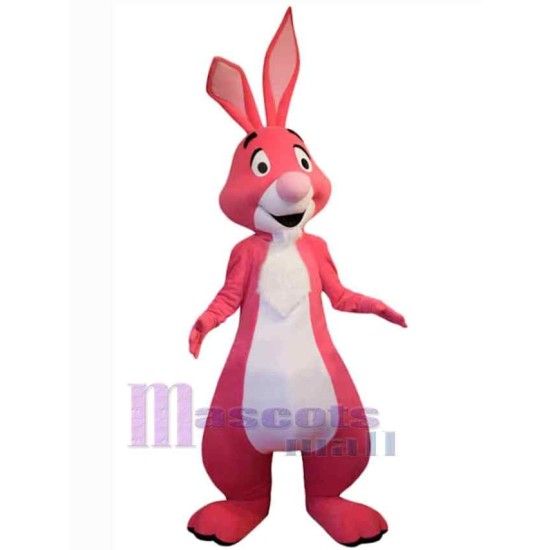 Lapin rose Mascotte Costume Animal