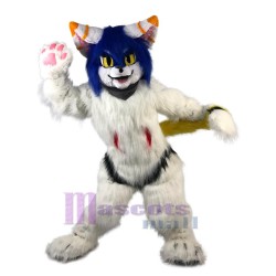 Cartoon Colorful Husky Dog Mascot Costume Animal