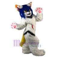 Cartoon Colorful Husky Dog Mascot Costume Animal
