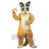 amarillo de dibujos animados Perro husky Disfraz de mascota Animal