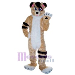 Weiblich Braun Husky Hund Maskottchen-Kostüm Tier